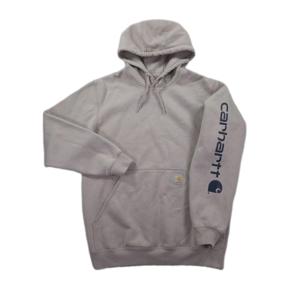 Carhartt‎ Hoodie Mens Medium Sleeve Logo Midweight Sweatshirt Loose Fit